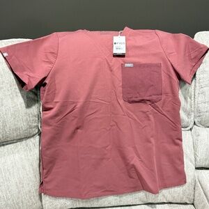 FIGS Women’s Mauve Scrub Set — Size L